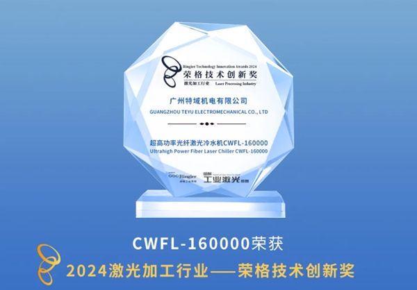 CWFL-160000榮獲2024激光加工行業(yè)——榮格技術(shù)創(chuàng)新獎(jiǎng)